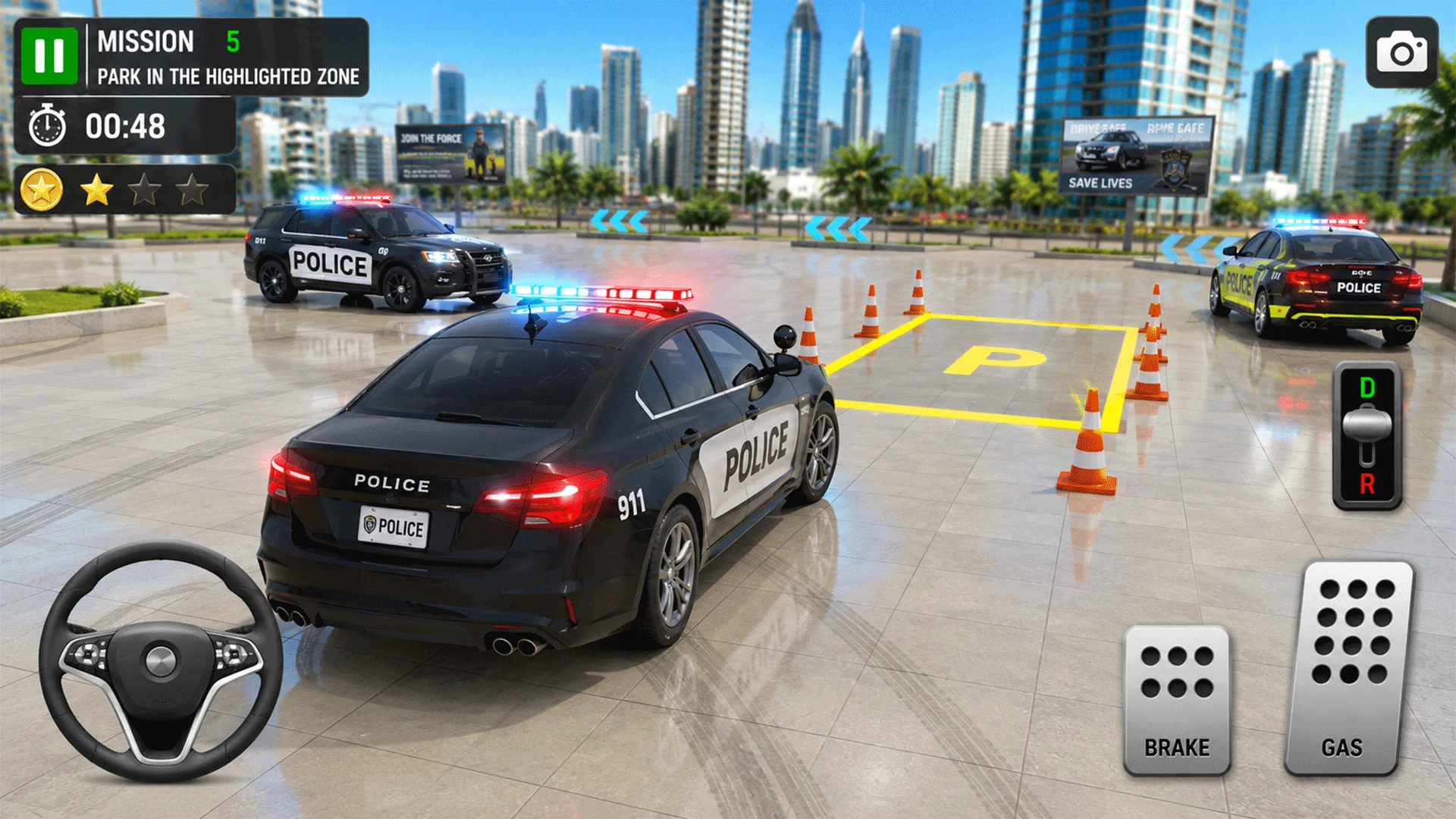 Police Car Game : Parking Game screenshot