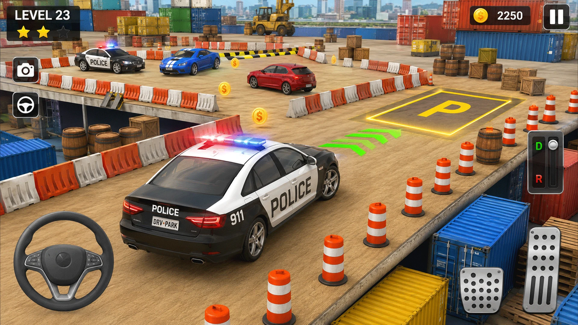 Police Car Game : Parking Game screenshot
